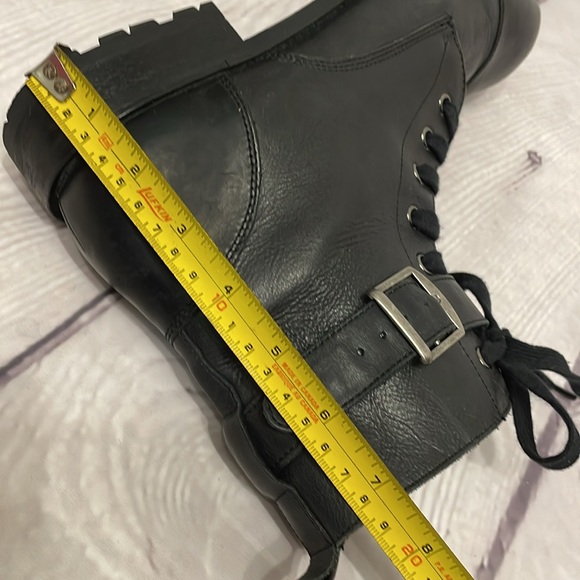 Banana Republic Broderick Men’s Black Leather Boots Size 9.5 - Picture 11 of 13